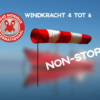 Windkracht 4 tot 6 non-stop